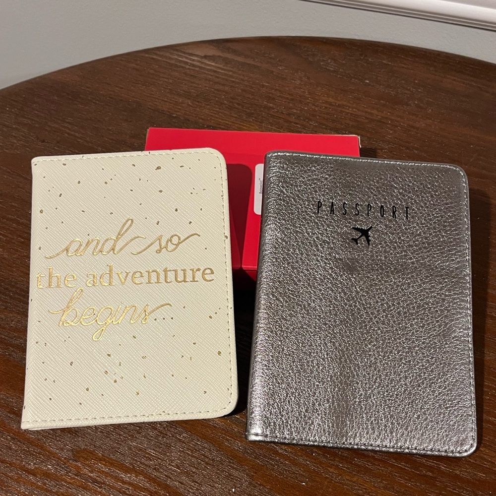 Passport Set - Great Stocking Stuffers Soft and Perfect for Travel NWOT